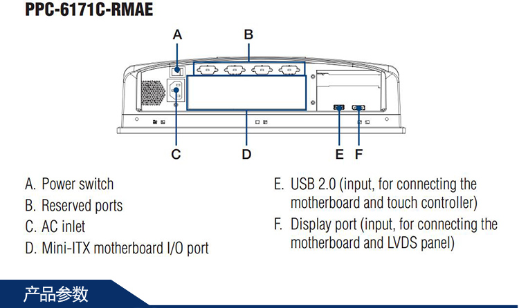 全新研華無風(fēng)扇嵌入式工控機 多功能平板電腦 PPC-6171C