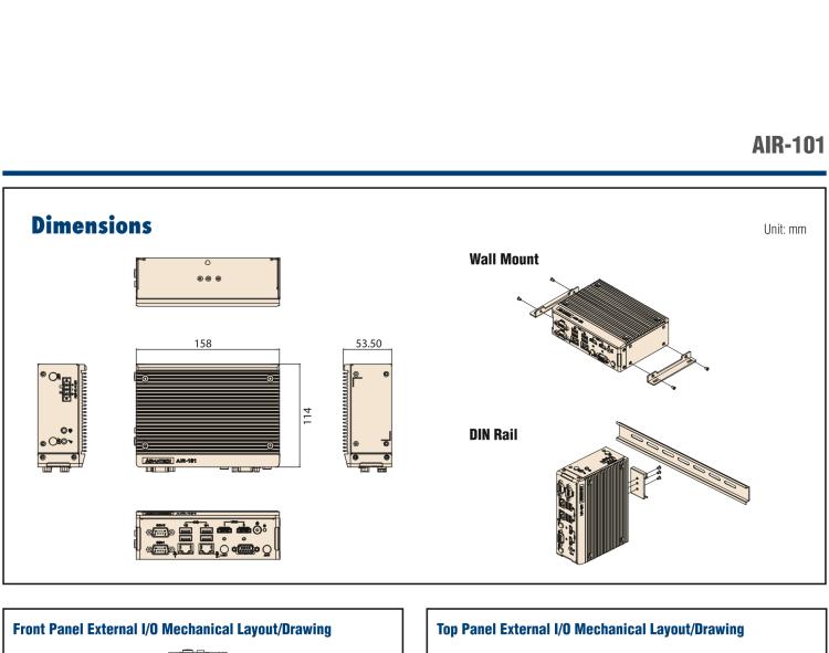 研華AIR-101 基于Intel Atom E3940處理器，AI計(jì)算平臺(tái)，內(nèi)置Myriad X VPU * 2