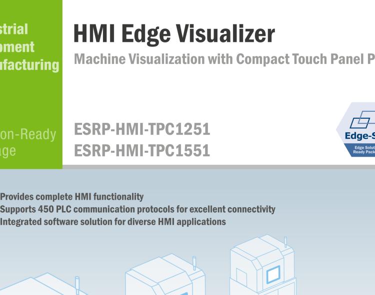 研華ESRP-HMI-TPC1551 Machine Visualization with 15" Compact Touch Panel PC