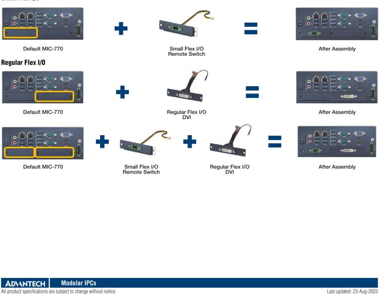 研華98910770401 Advanced Flex I/O for NVMe M.2