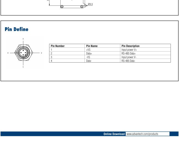 研華WISE-2460 10KHz@1-axis Smart Vibration Sensor