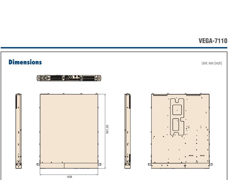 研華VEGA-7110 1U High-Density Live Video Streaming Server