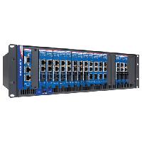 研華IMC-719-2DC Managed Modular 20-slot Media Converter Chassis, 2 DC Power (also known as MediaChassis 605-10145-2DC)