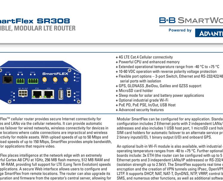 研華BB-SR30808125-SWH SmartFlex, AUS/NZ, 5x Ethernet, PoE PSE, Metal, International Power Supply (EU, US, UK, AUS)