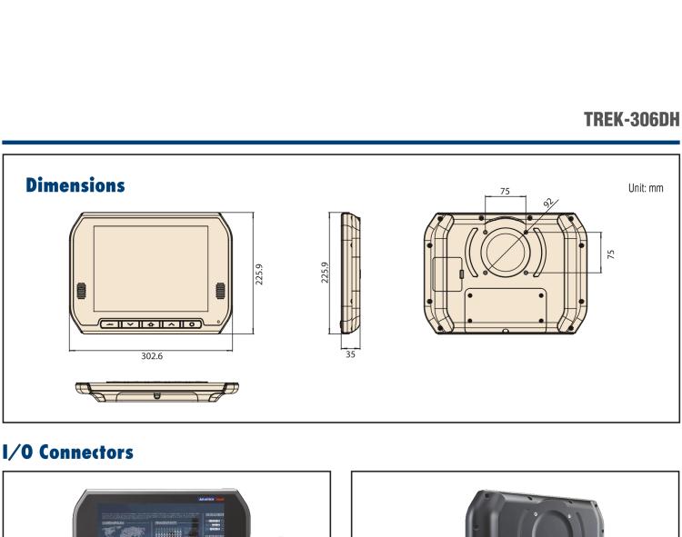 研華TREK-306DH 10寸智能車載顯示器