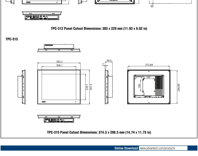 研華TPC-324W 8代Intel?Core? i3/ i5/ i7處理器24" FHD TFT LED LCD觸摸屏電腦，內(nèi)置8G DDR4 RAM