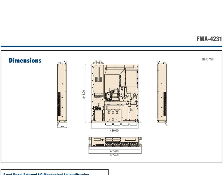 研華FWA-4231 基于Intel? Haswell XeonTM E3/CoreTM/ PentiumTM /Celeron 系列處理器 2U機架式網(wǎng)絡(luò)應(yīng)用平臺