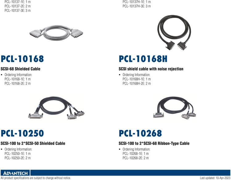 研華PCL-10488 IEEE-488 Cable, 2m