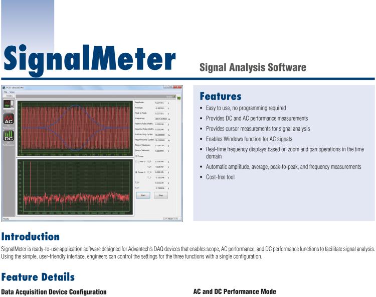 研華SignalMeter 信號分析軟件