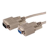 研華BB-9PAMF15 Serial Cable, RS-232 DB9 M to DB9 F, 4.6 m / 15 ft